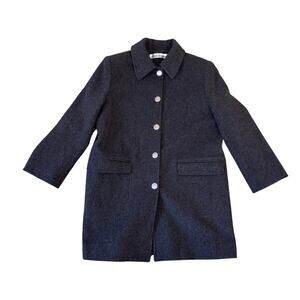 Alfred Dunner Vintage Wool Button Up Winter Coat US Women's 12